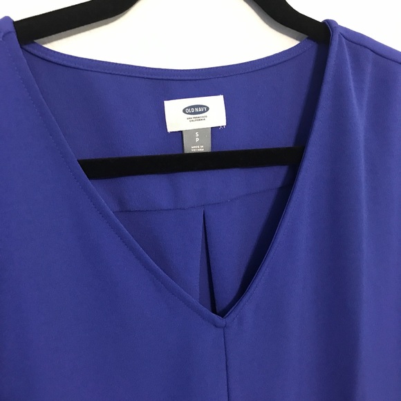 V neck blue dress - Picture 2 of 5