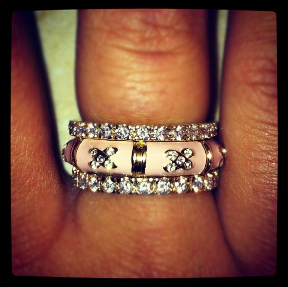 Three individual rings