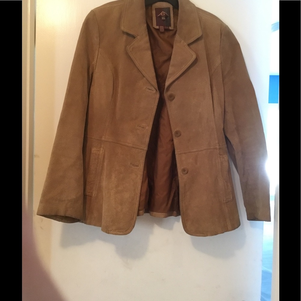Vintage Tan Leather Jacket