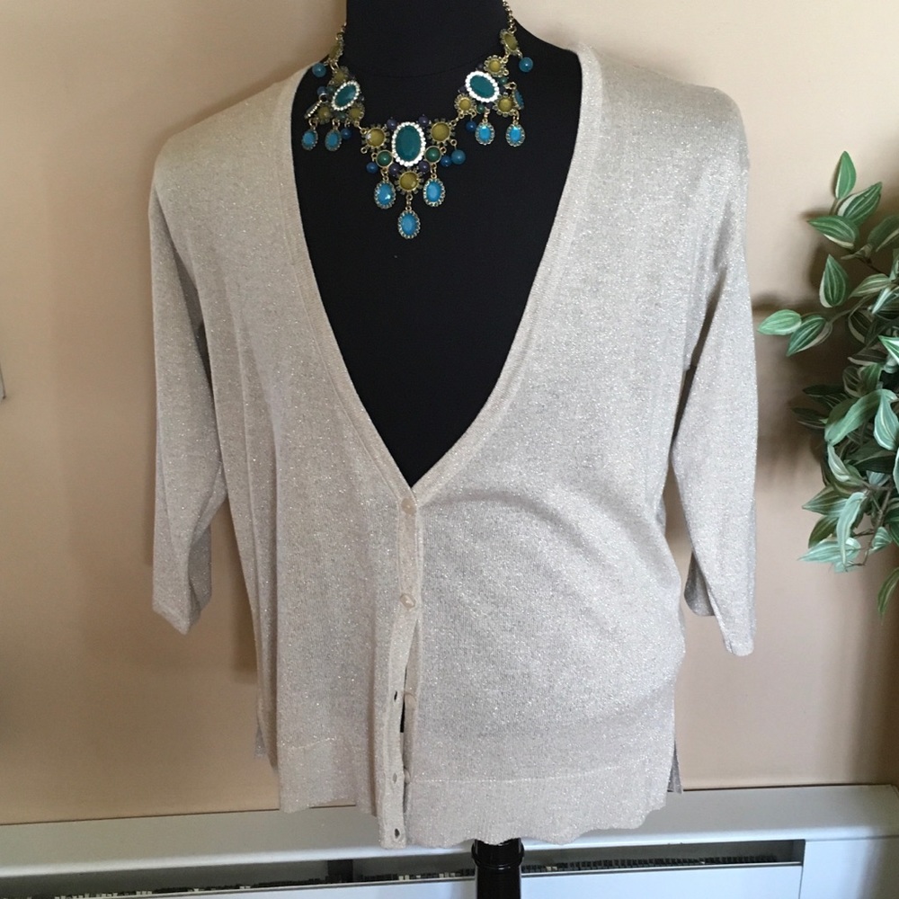 Gold cardigan