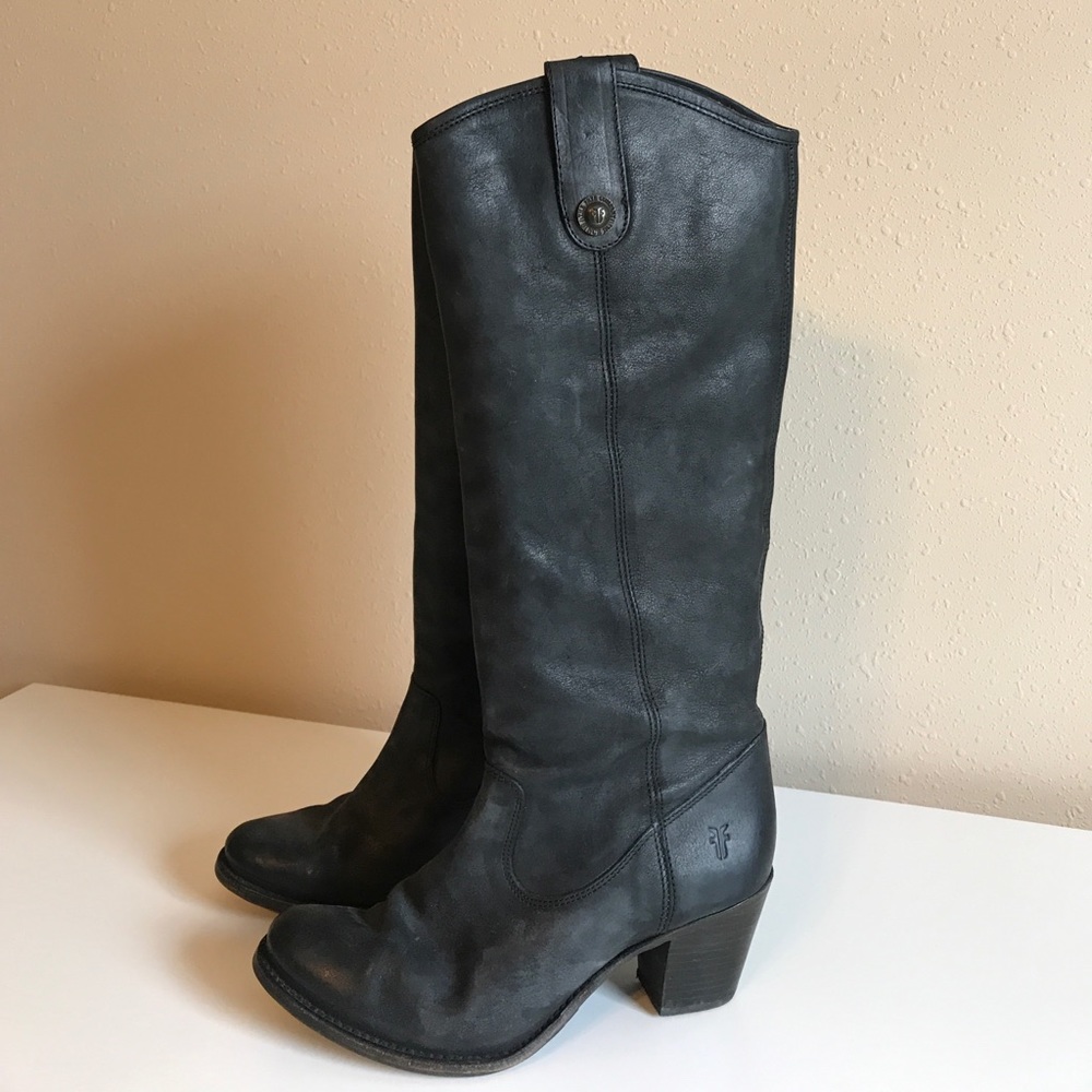 Frye boots.
