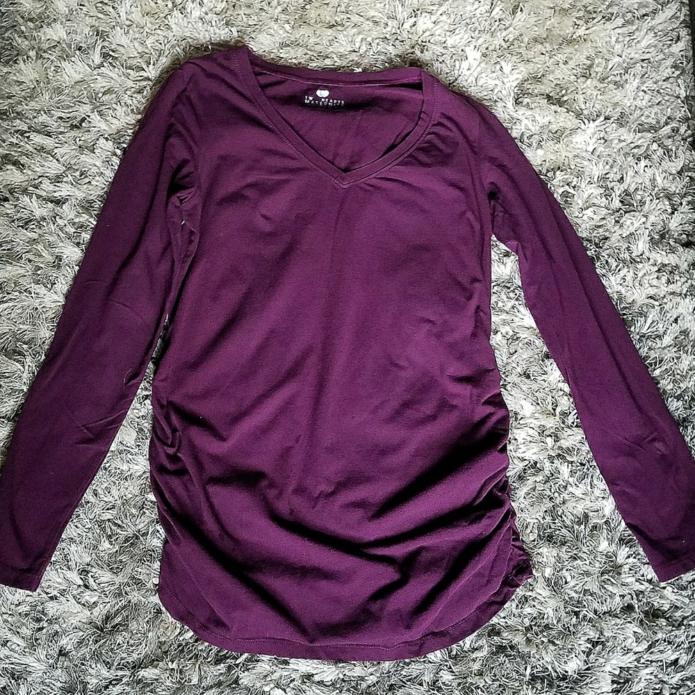 Purple Maternity Top