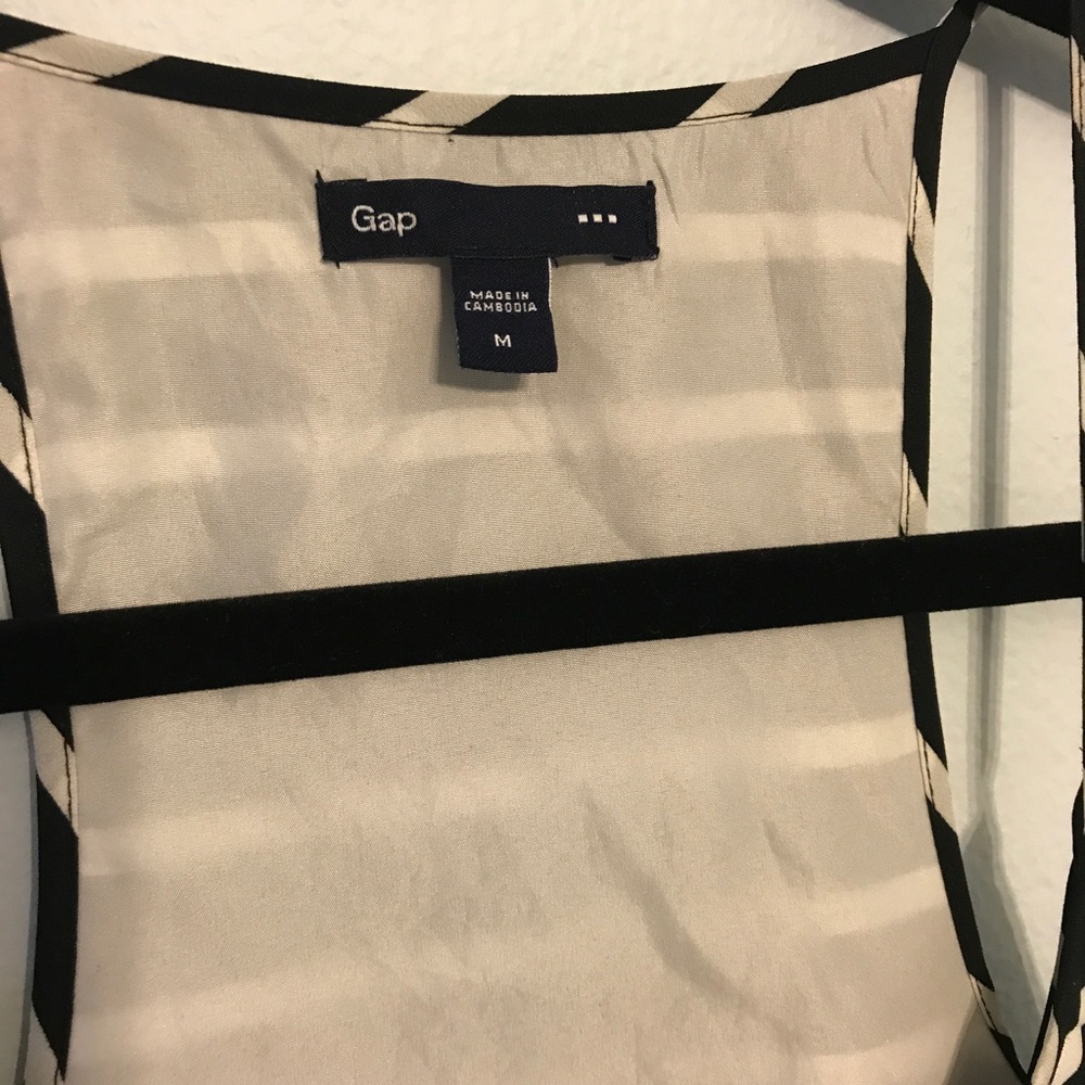 Racerback black and white striped dress - Picture 5 of 6