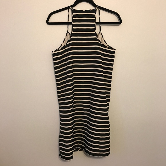 Racerback black and white striped dress - Picture 6 of 6