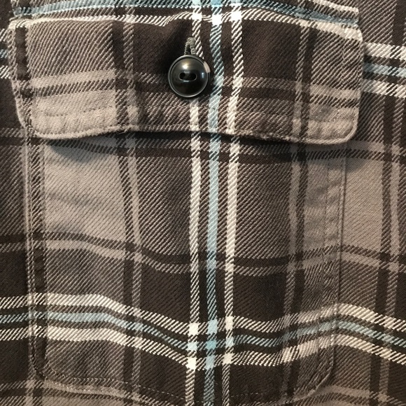 Mens J Crew Button down size small flannel - Picture 4 of 4