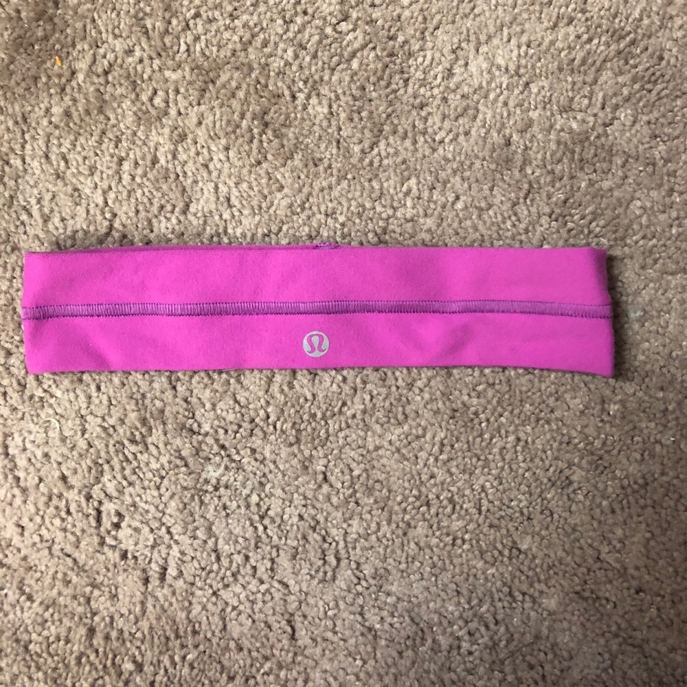 Lululemon Purple Fly Away Tamer Headband