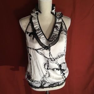 White House Black Market silk halter top Small 🌷