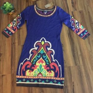 >>5 for $25>> Blue Rain Moroccan Vibe Dress - #007