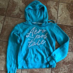 Blue Aeropostale oversized hoodie!!