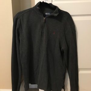 Mens Ralph Lauren Quarter Zip size small Grey