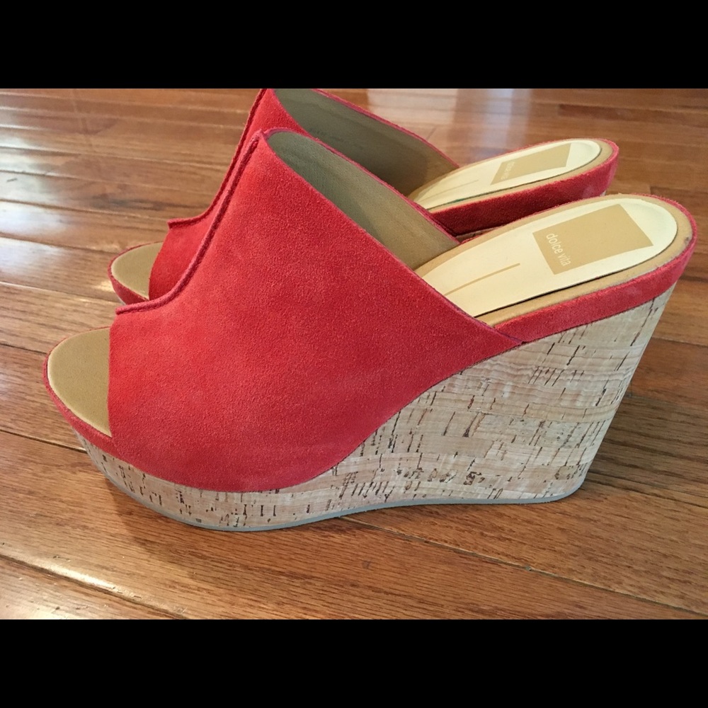 Dolce Vita Suede cork wedge