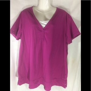 📌📌SOLD📌📌Fashion Bug Pink with White T-shirt