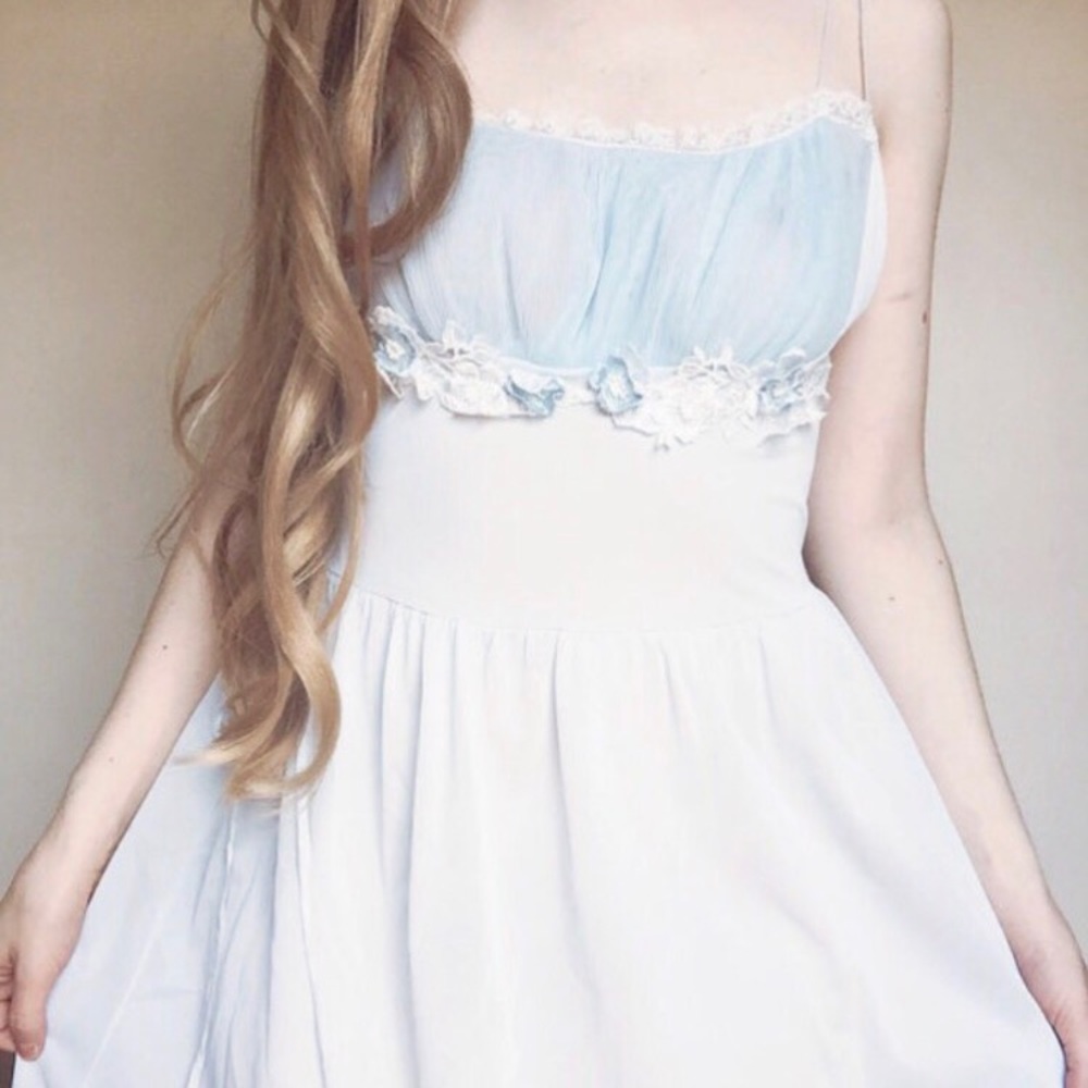 Vintage sheer slip dress
