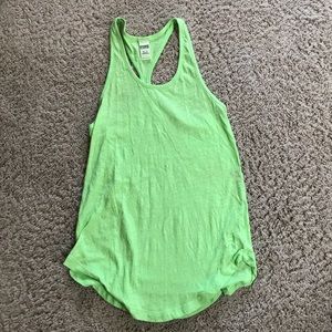 Green tank top