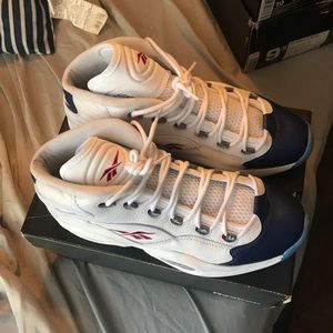 Blue and white Reebok A.I classic