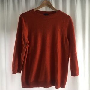 Get it now for next week!! Talbots orange cashmere