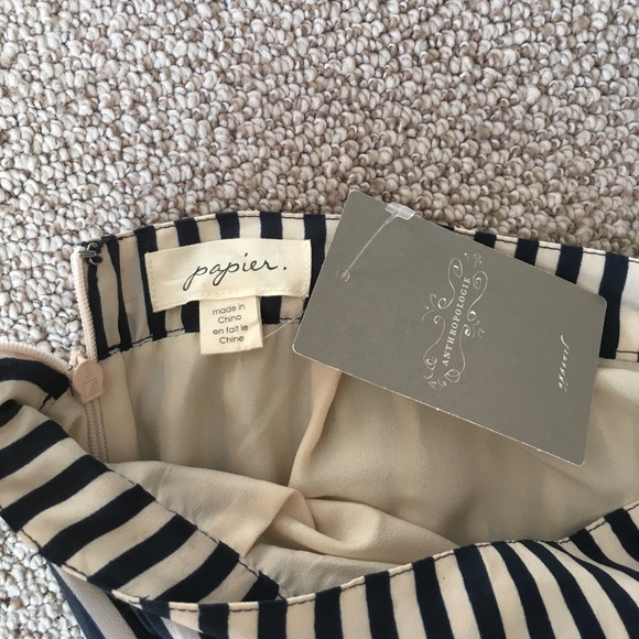 NWT Anthro striped skirt - Picture 2 of 3