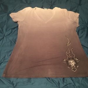 Harley-Davidson grey ombré shirt