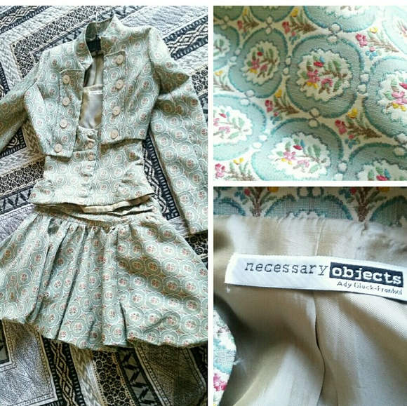 3 piece skirt blazer set necessary objects - Picture 1 of 6