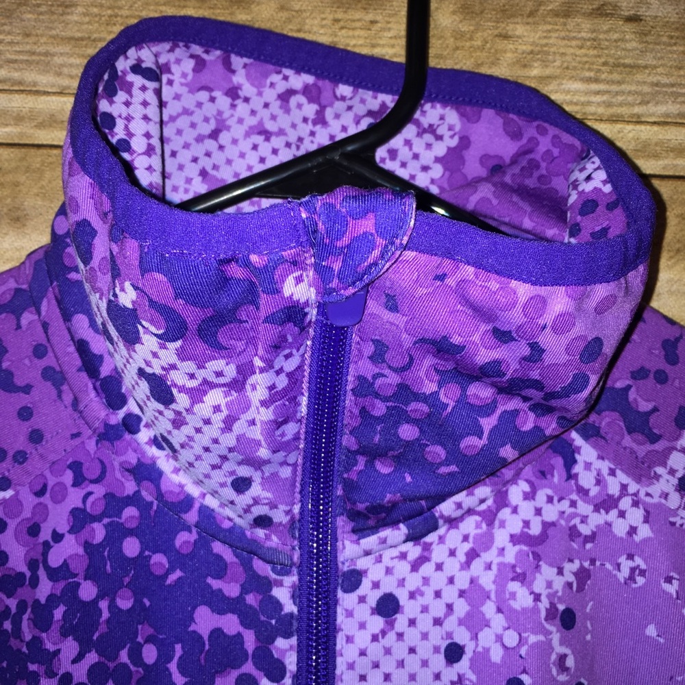 Adidas purple Climawarm quarter zip medium - Picture 3 of 8