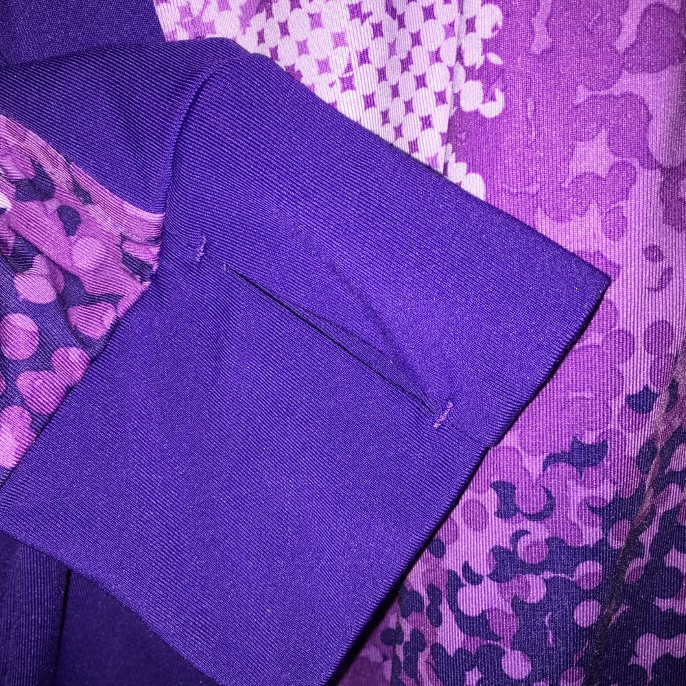 Adidas purple Climawarm quarter zip medium - Picture 5 of 8