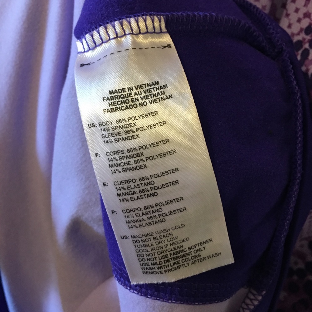 Adidas purple Climawarm quarter zip medium - Picture 8 of 8