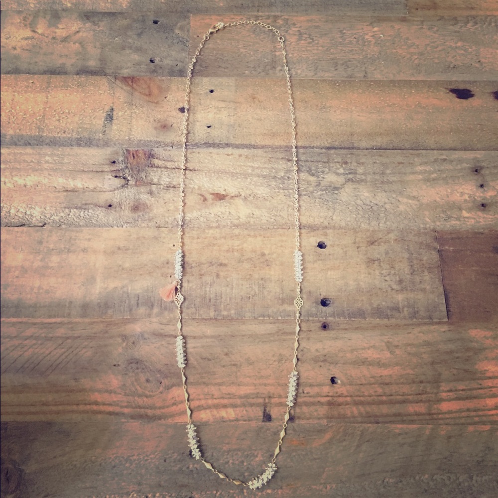 Goldtone Career Statement Necklace
