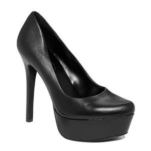 Jessica Simpson Black Waleo Platform Pump Heel