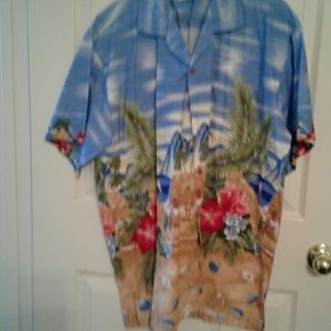 "COHAWAII" Hawaiian short sleeved button down