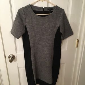 Jcrew Paneled stretch dress in colorblock