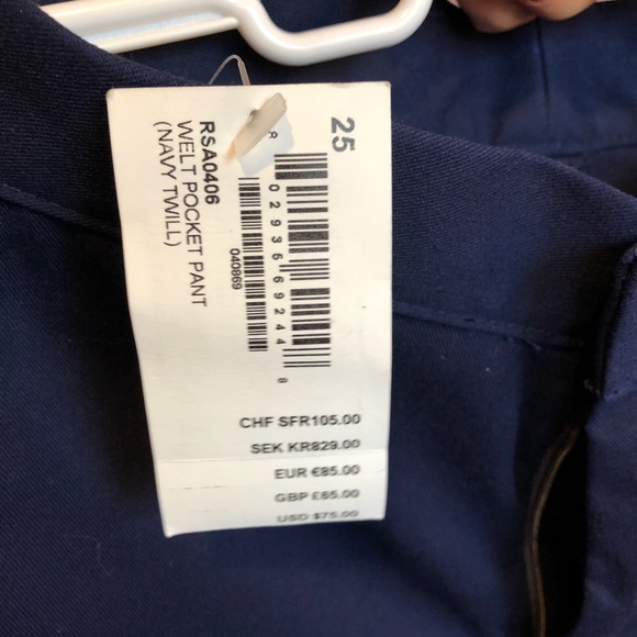 American apparel skinny navy pants, never worn - Picture 2 of 2
