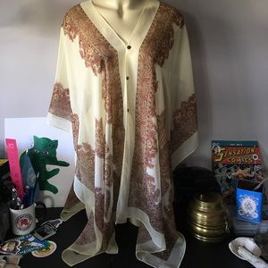Ornate poncho/kaftan