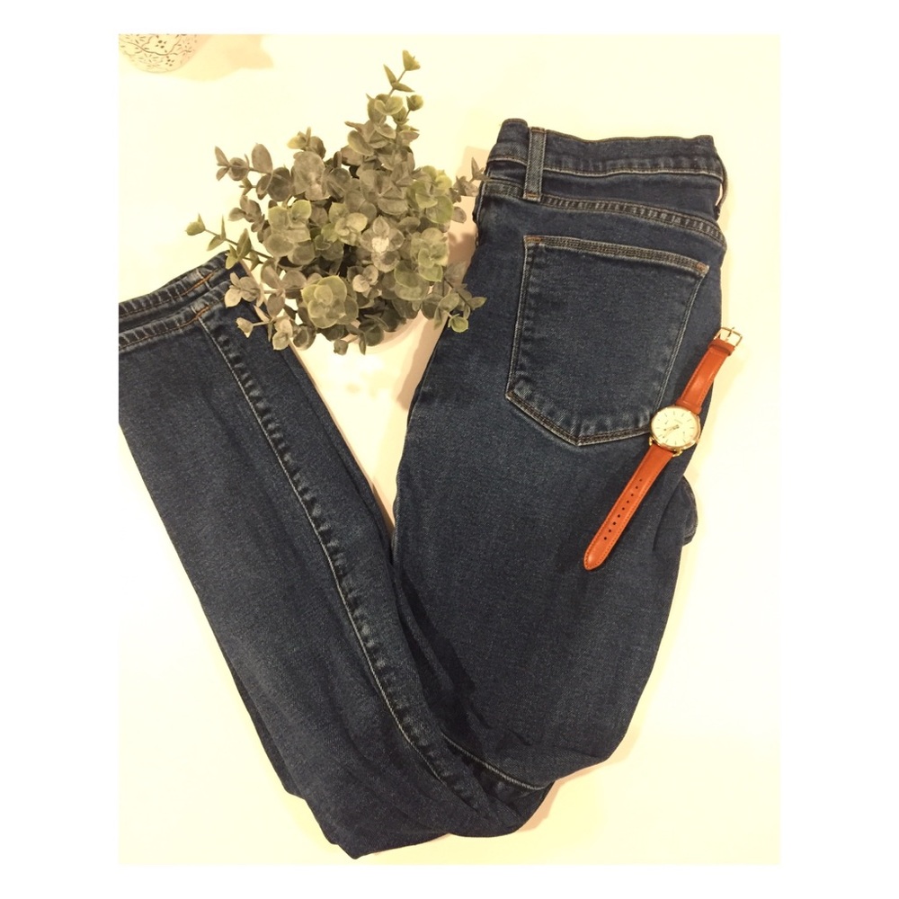 GAP high rise skinny jeans