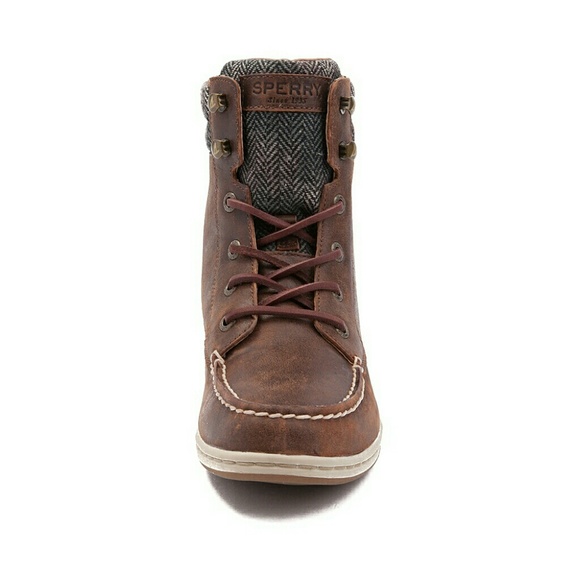 sperry bayfish brown boot