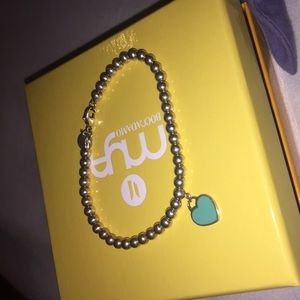 Tiffany & co blue heart bracelet
