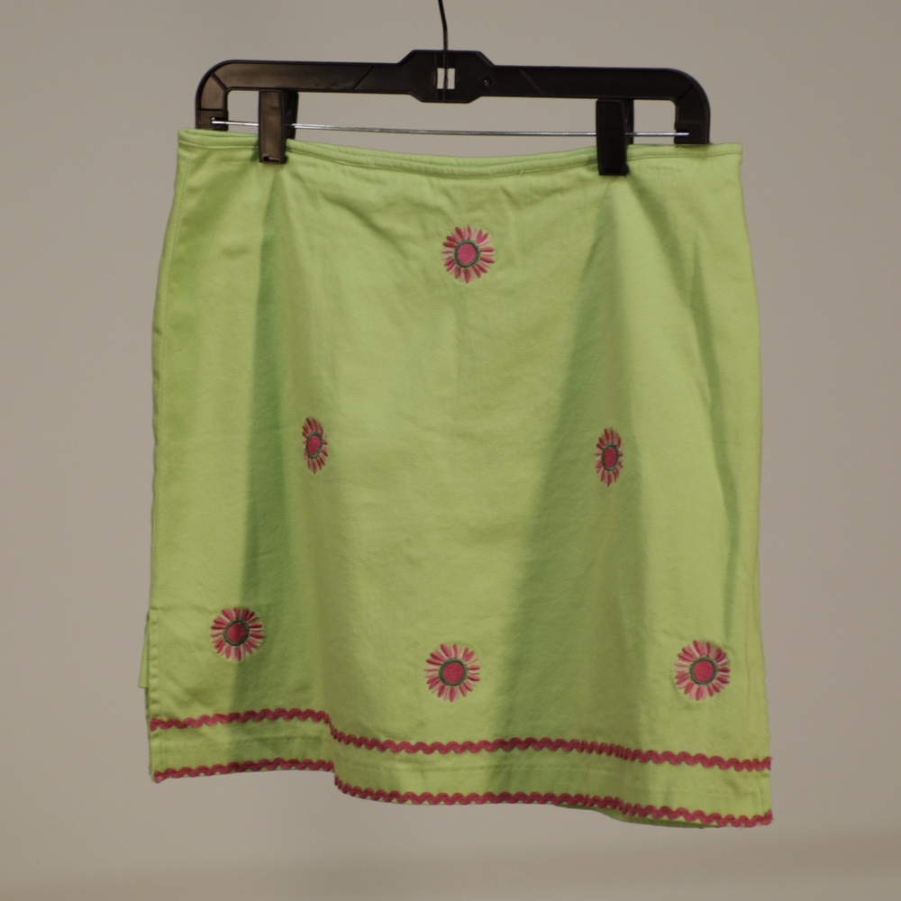 Fun lime green and fushia skort