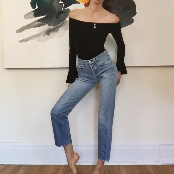 🚫SOLD🚫🌸RARE Vtg 501 Selvedge/Redline Levi’s 26 - Picture 5 of 8