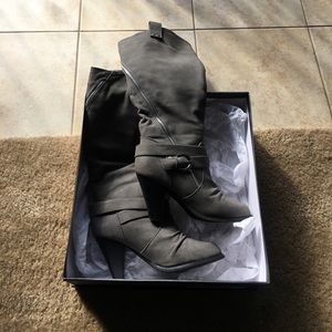 Suede Calf Boots