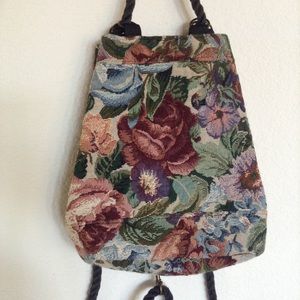Vintage Style Tapestry Backpack