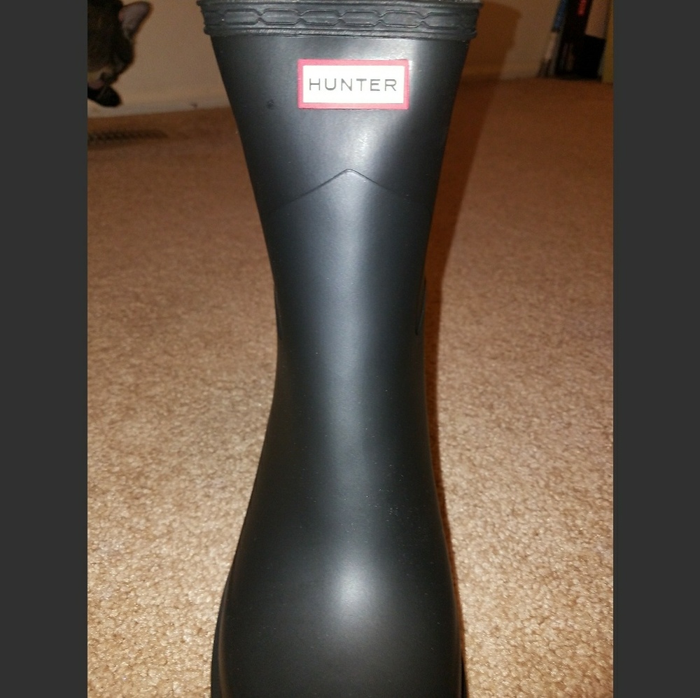 Hunter Womans US 10 Refined Wedge Rain Boots New