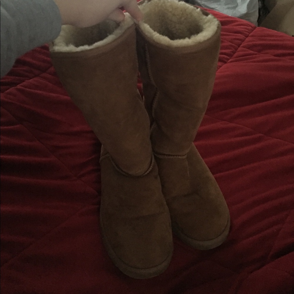 Chestnut tall ugg boots