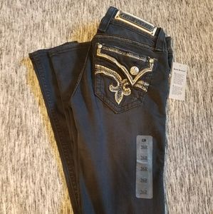 Skinny Buckle Jeans