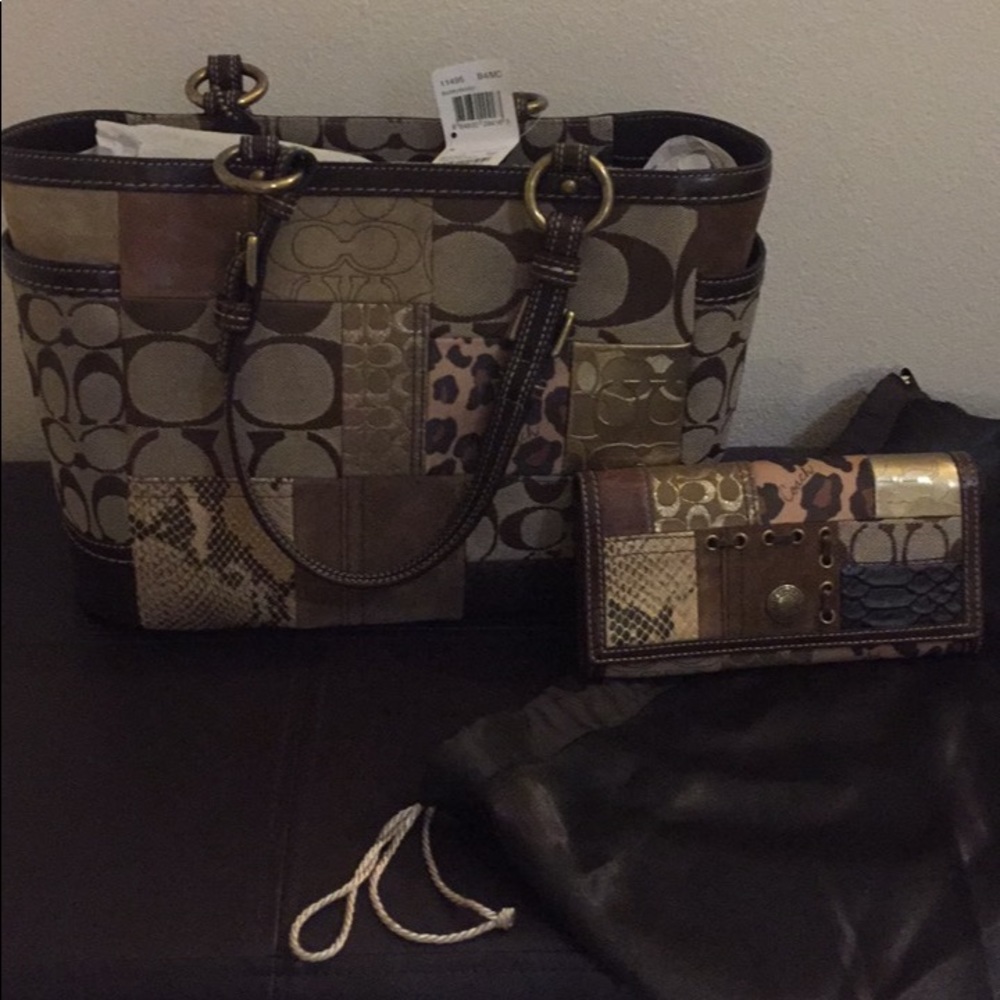 COACH SET Bag and Wallet