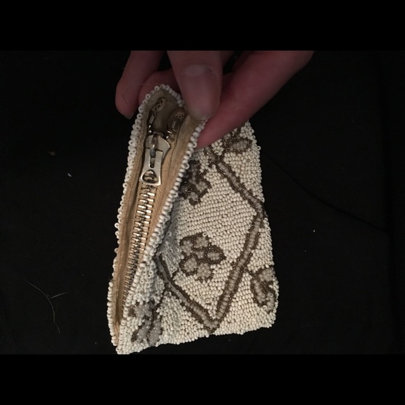 Antique 1920's Handmade Seed Bead Belt Coin Purse - Picture 3 of 4