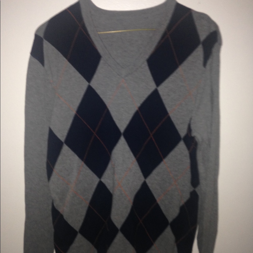 *Moved to Ebay* Gray Argyle Sweater