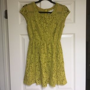 Yellow Lace Dress