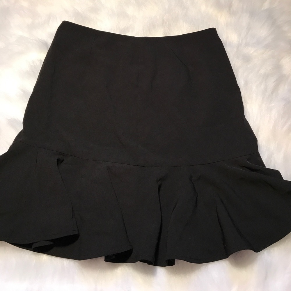 Black high waisted skirt