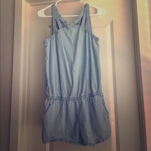 Denim Fabletics romper