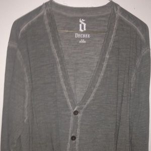Decree Gray Cardigan