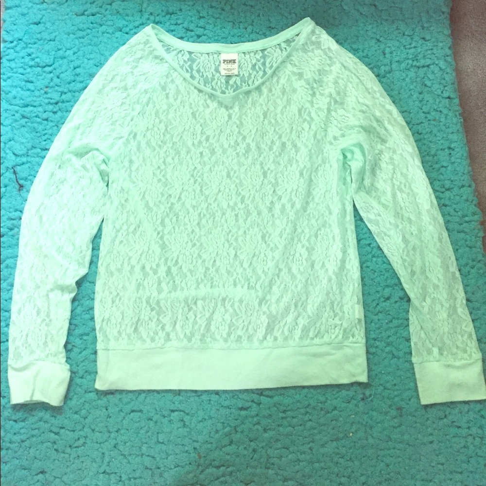 Victoria's Secret PINK Lacey Long Sleeve